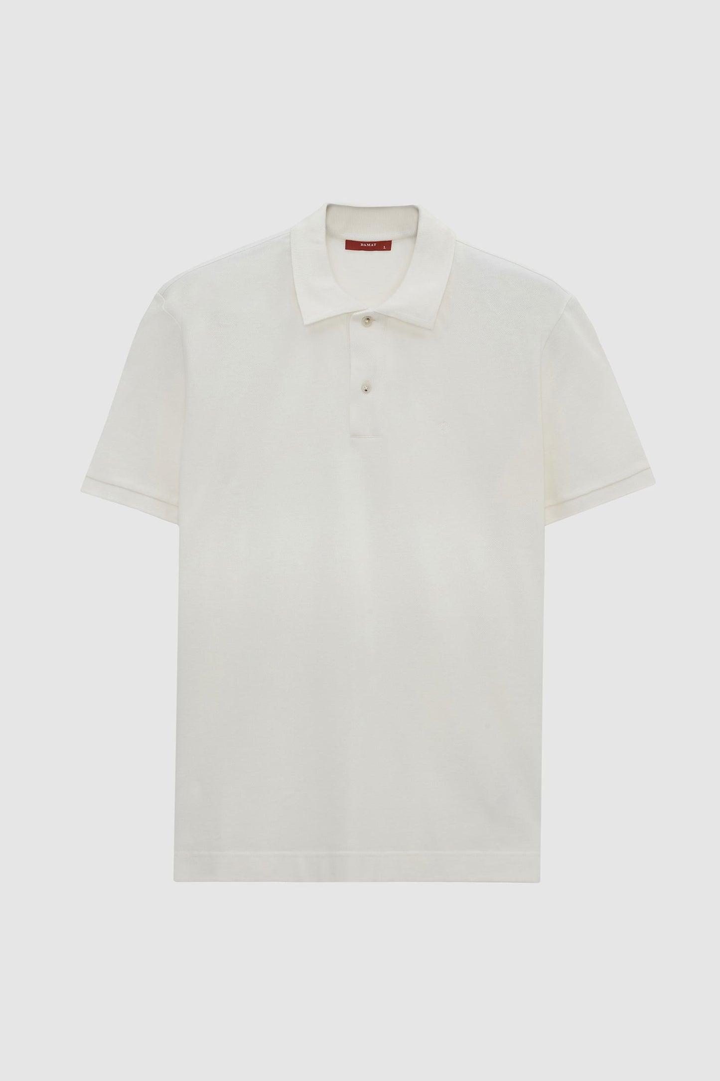 Damat Regular Fit Ekru %100 Pamuk Polo Yaka T-shirt