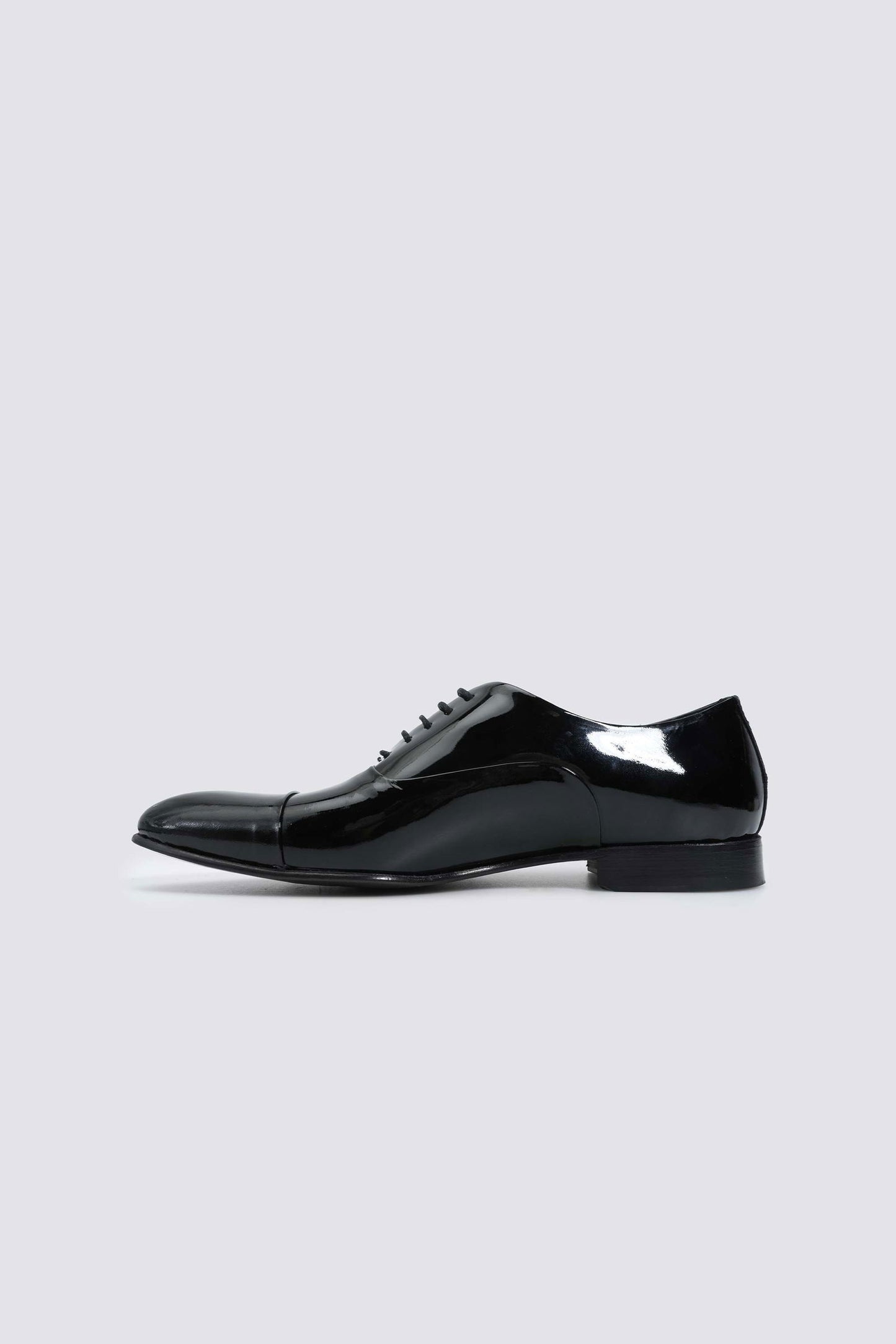 Damat Siyah Hakiki Deri Smokin Ayakkabi