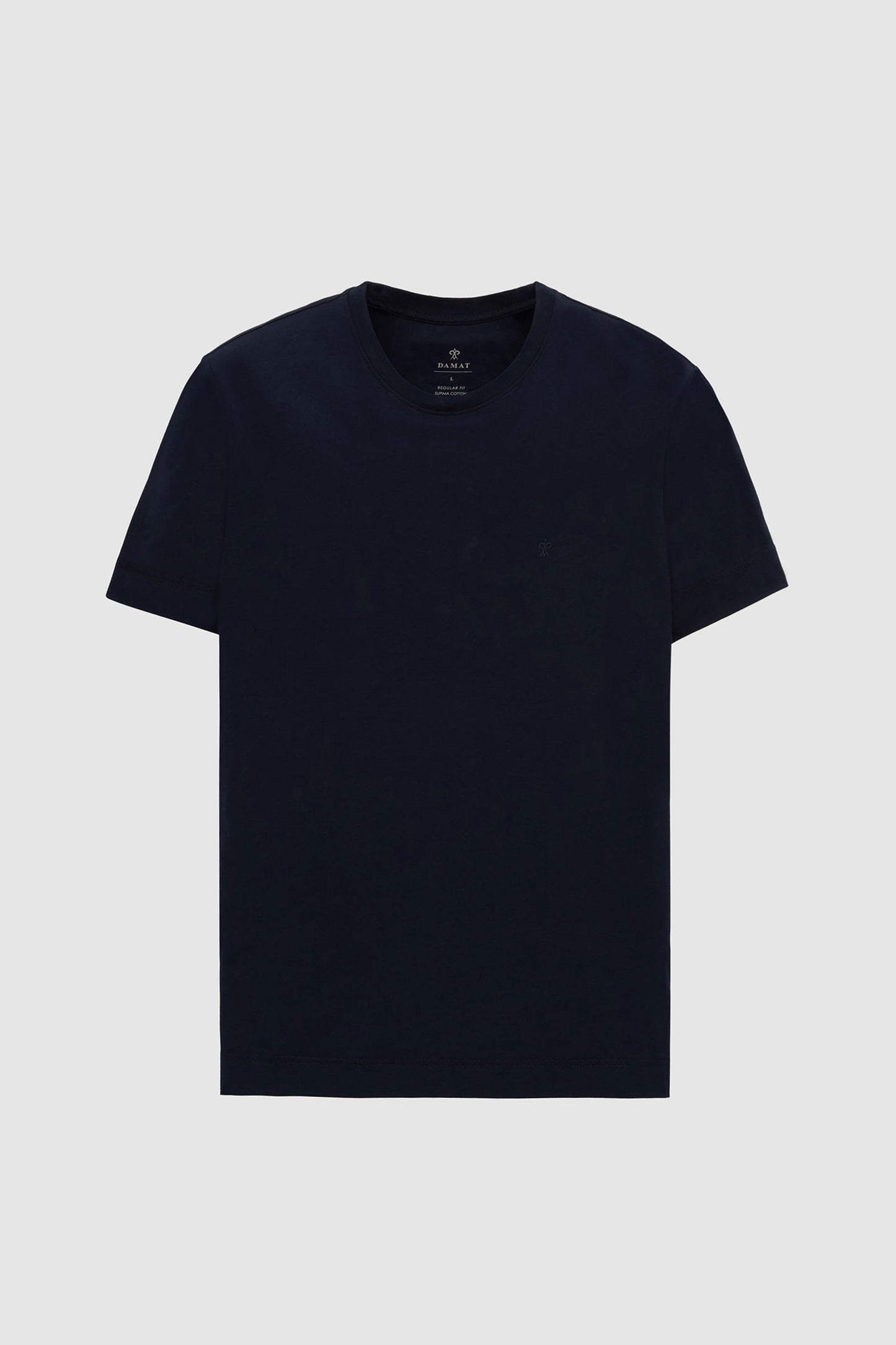 Damat Regular Fit Lacivert %100 Pamuk Merserize T-shirt
