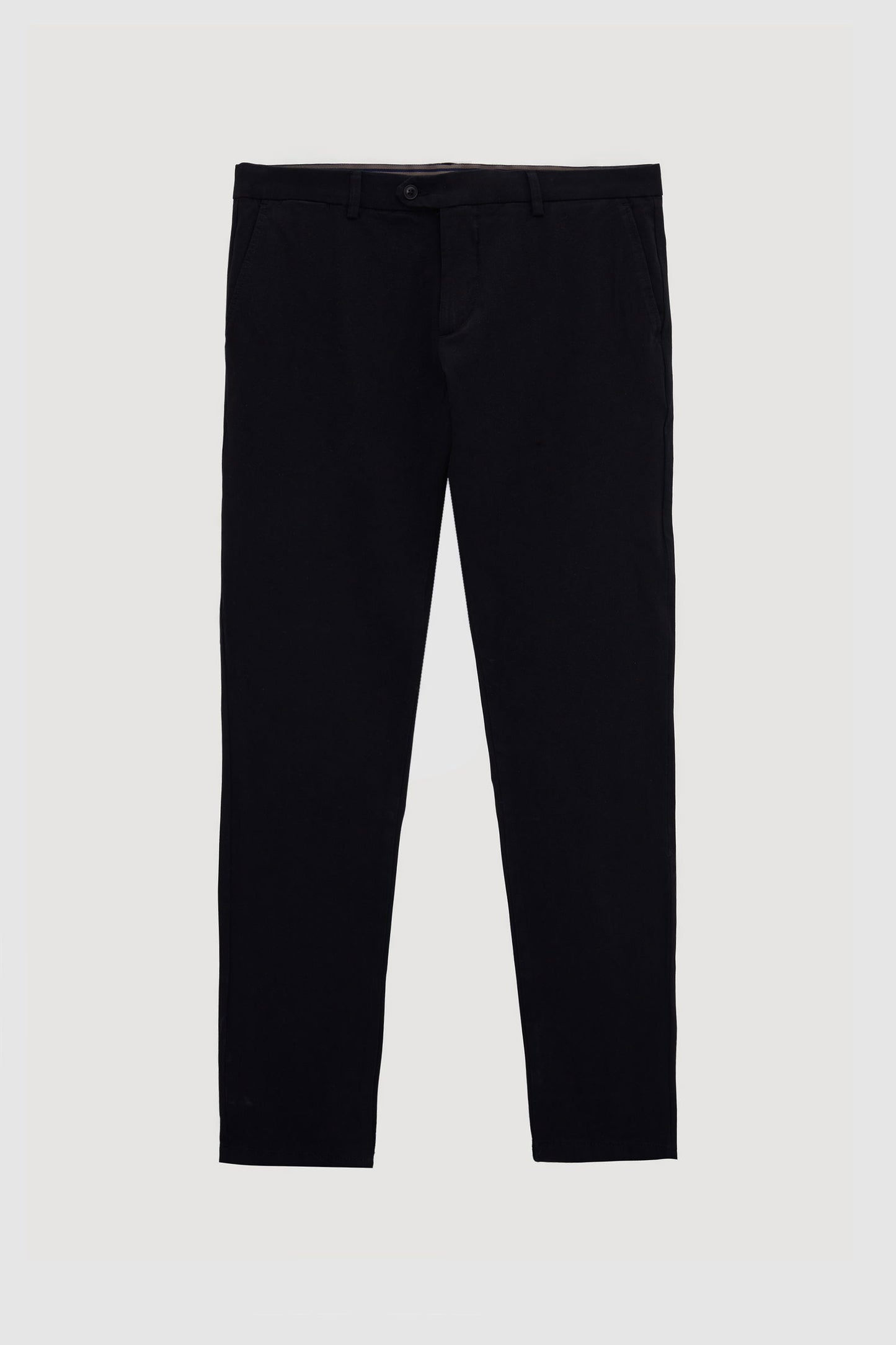 Damat Slim Fit Siyah Bi Strech Pamuklu Beli Içten Lastikli Chino Pantolon