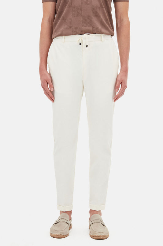 Tween Relaxed Fit Ekru Düz Chino Pantolon