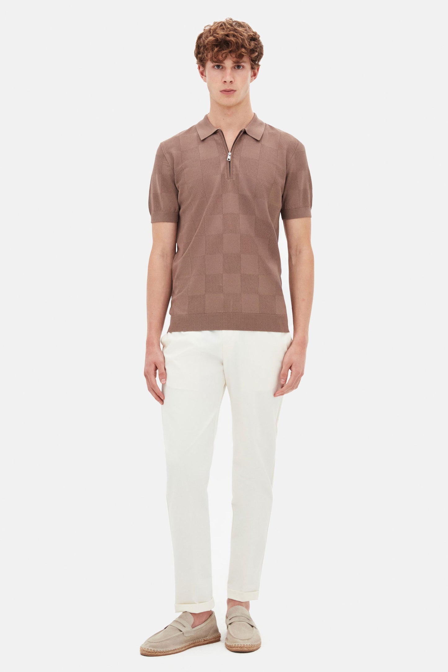 Tween Relaxed Fit Ekru Düz Chino Pantolon