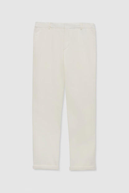 Tween Relaxed Fit Ekru Düz Chino Pantolon