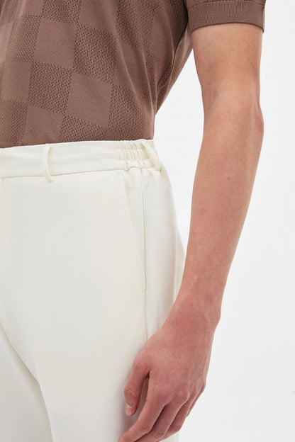 Tween Relaxed Fit Ekru Düz Chino Pantolon