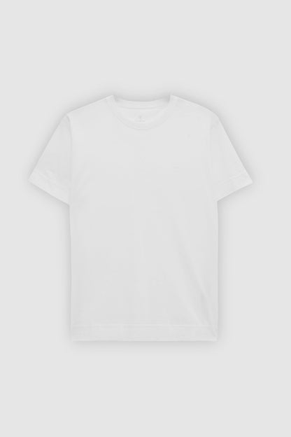 Damat Regular Fit Ekru %100 Pamuk Merserize T-shirt