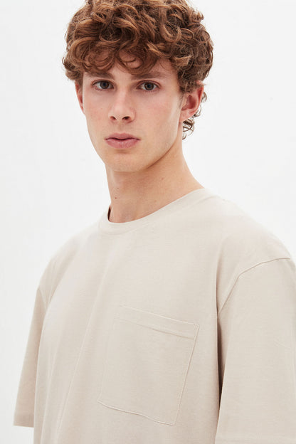 Tween Relaxed Fit Bej T-shirt