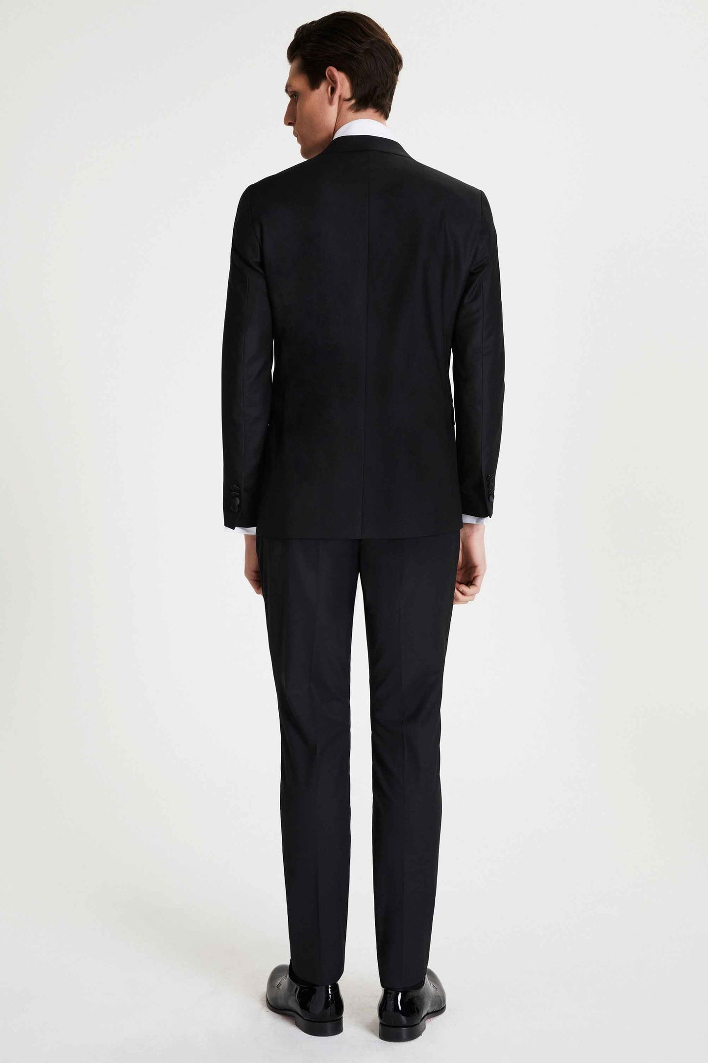 Tween Slim Fit Siyah Düz Smokin Takim