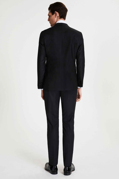 Tween Slim Fit Siyah Düz Smokin Takim