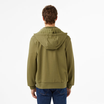 Lacoste Erkek Regular Fit Kapüşonlu Haki Sweatshirt