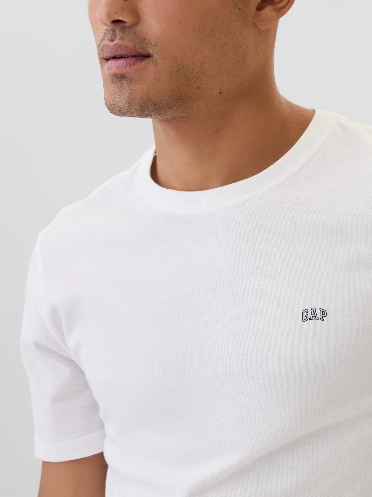 Beyaz Gap Logo Everyday Soft T-shirt