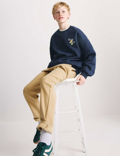 Desenli Çocuk Sweatshirt