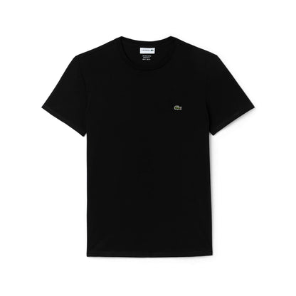 Lacoste Erkek Regular Fit Bisiklet Yaka Siyah T-shirt