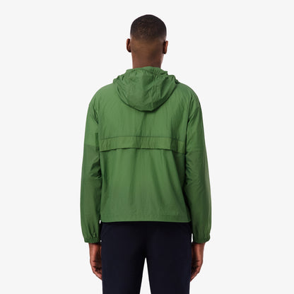 Lacoste Erkek Kapüşonlu Yeşil Yağmurluk