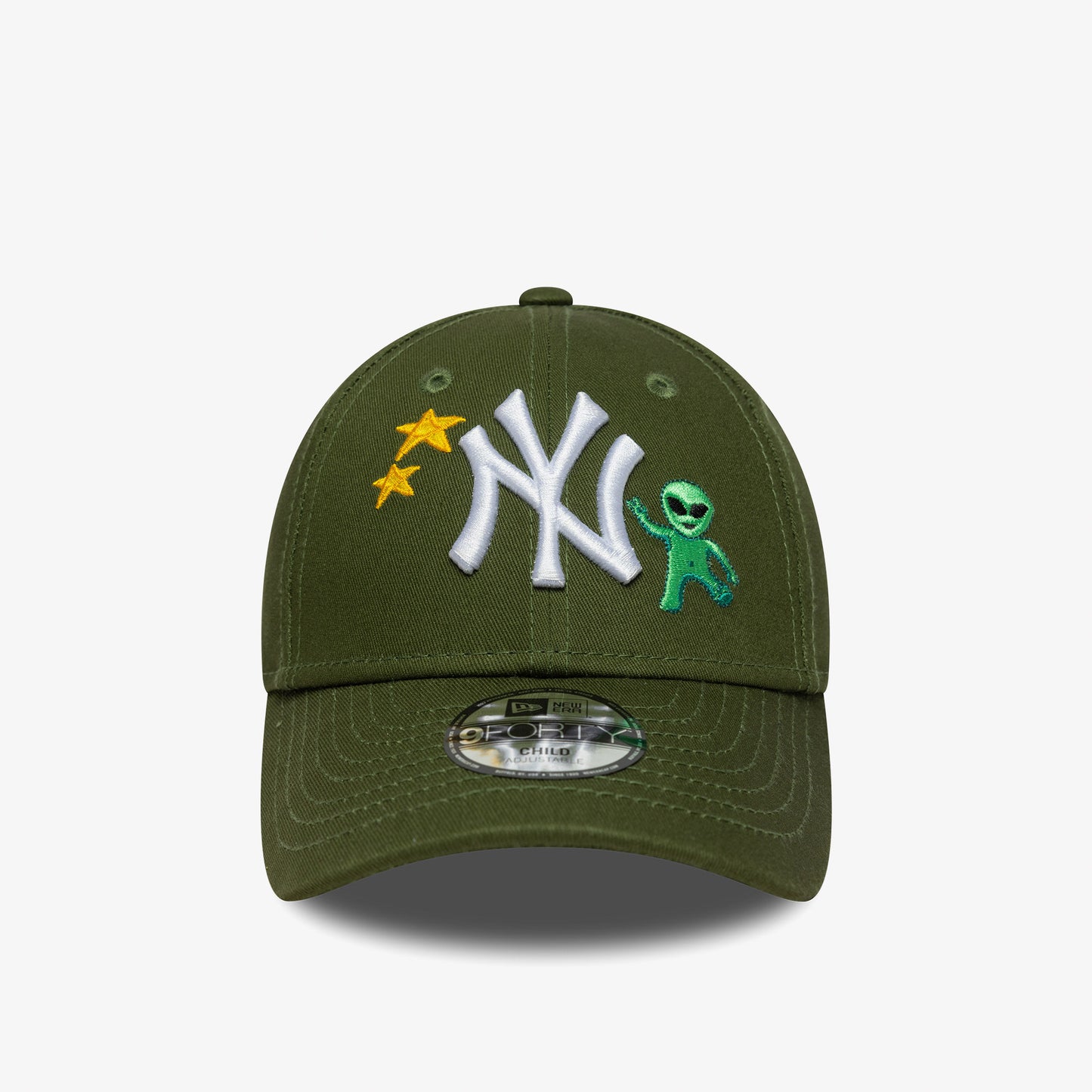 New Era New York Yankees Mlb Space Icon Çocuk Yeşil Şapka