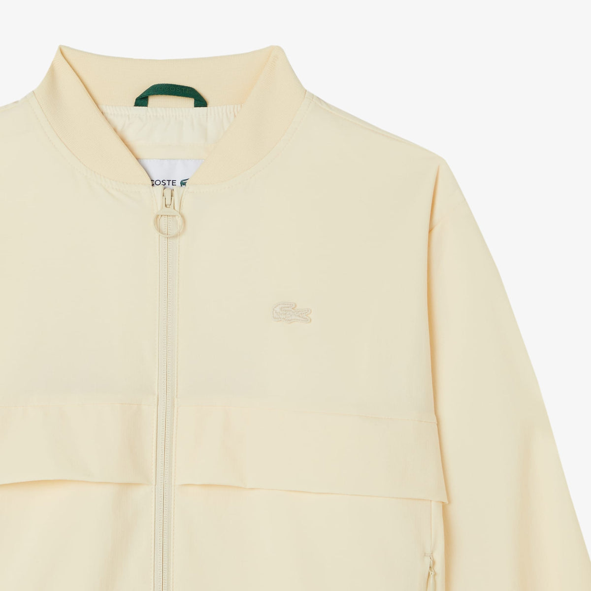 Lacoste Kadın Hakim Yaka Bej Bomber Ceket