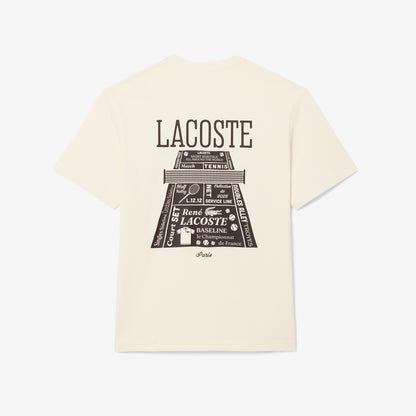 Lacoste Erkek Classic Fit Bisiklet Yaka Sarı T-shirt