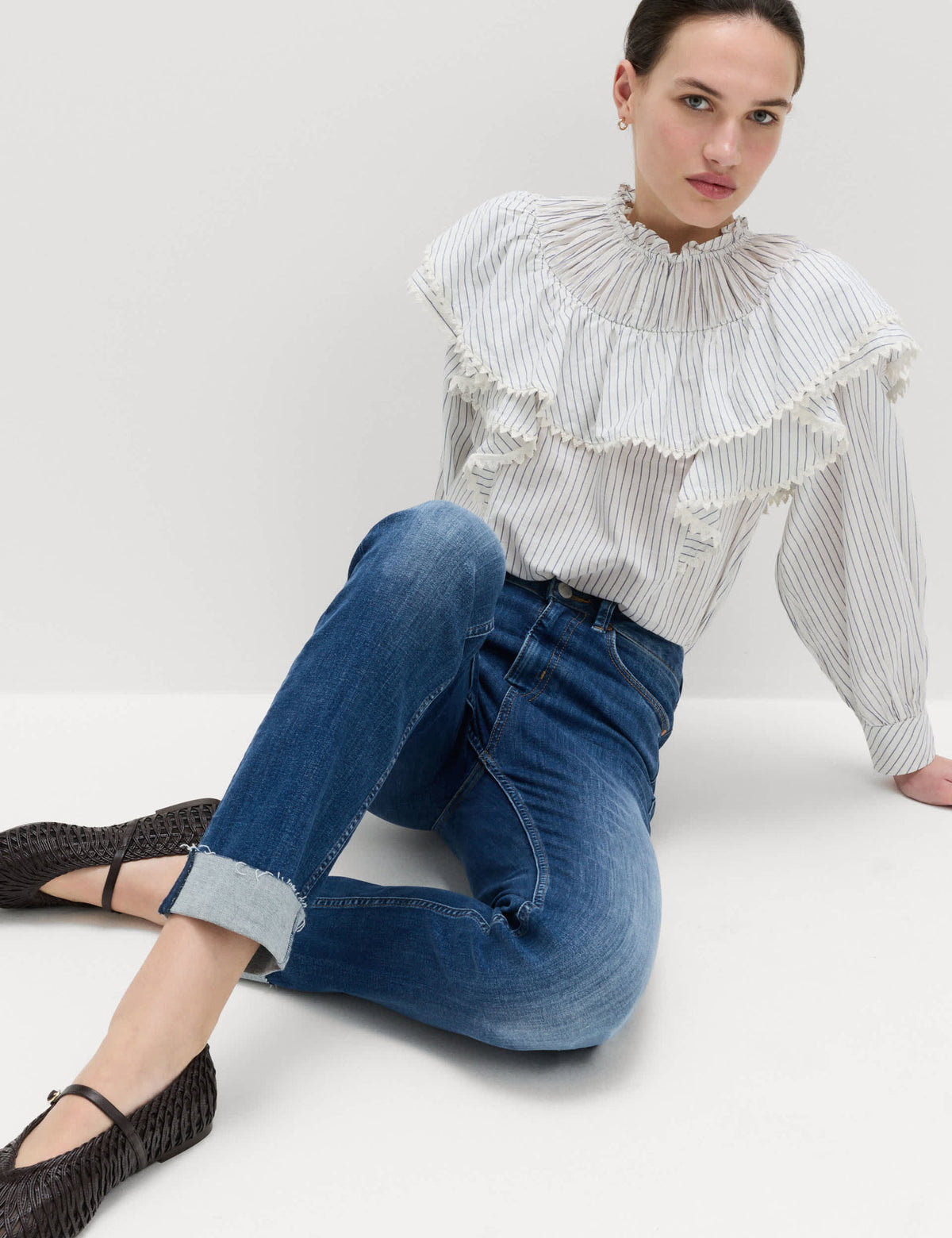 Harper Supersoft Yüksek Bel Jean Pantolon