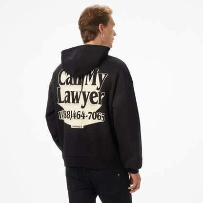 The Market 'call My Lawyer' Erkek Siyah Sweatshirt