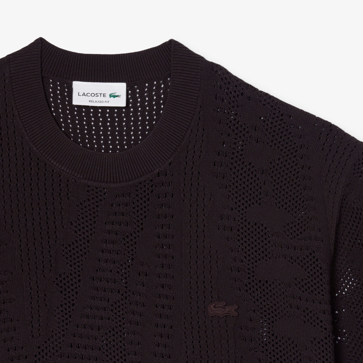 Lacoste Relaxed Fit Erkek Kahverengi Triko