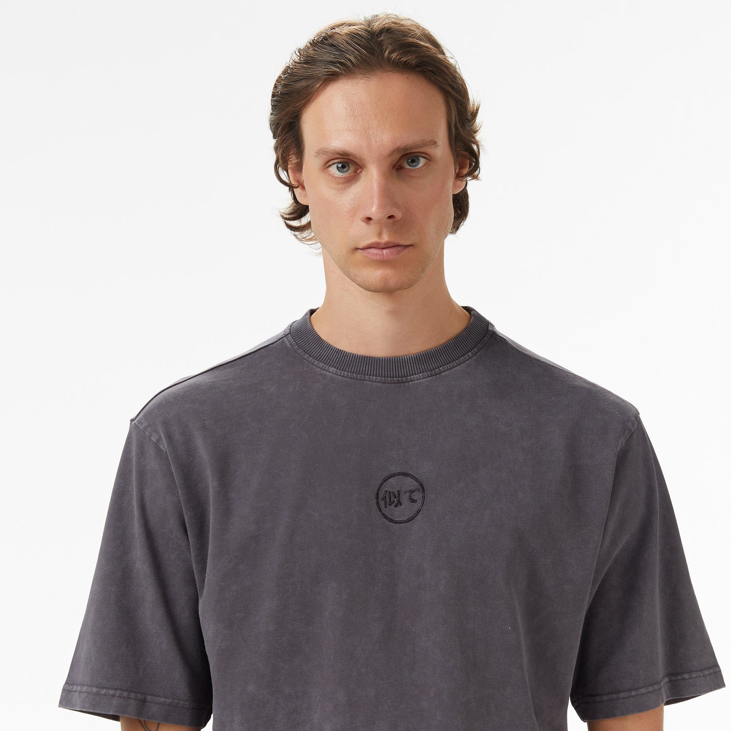 United4 Erkek Gri T-shirt