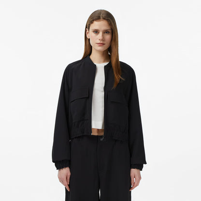 Lacoste Kadın Regular Fit Siyah Gömlek