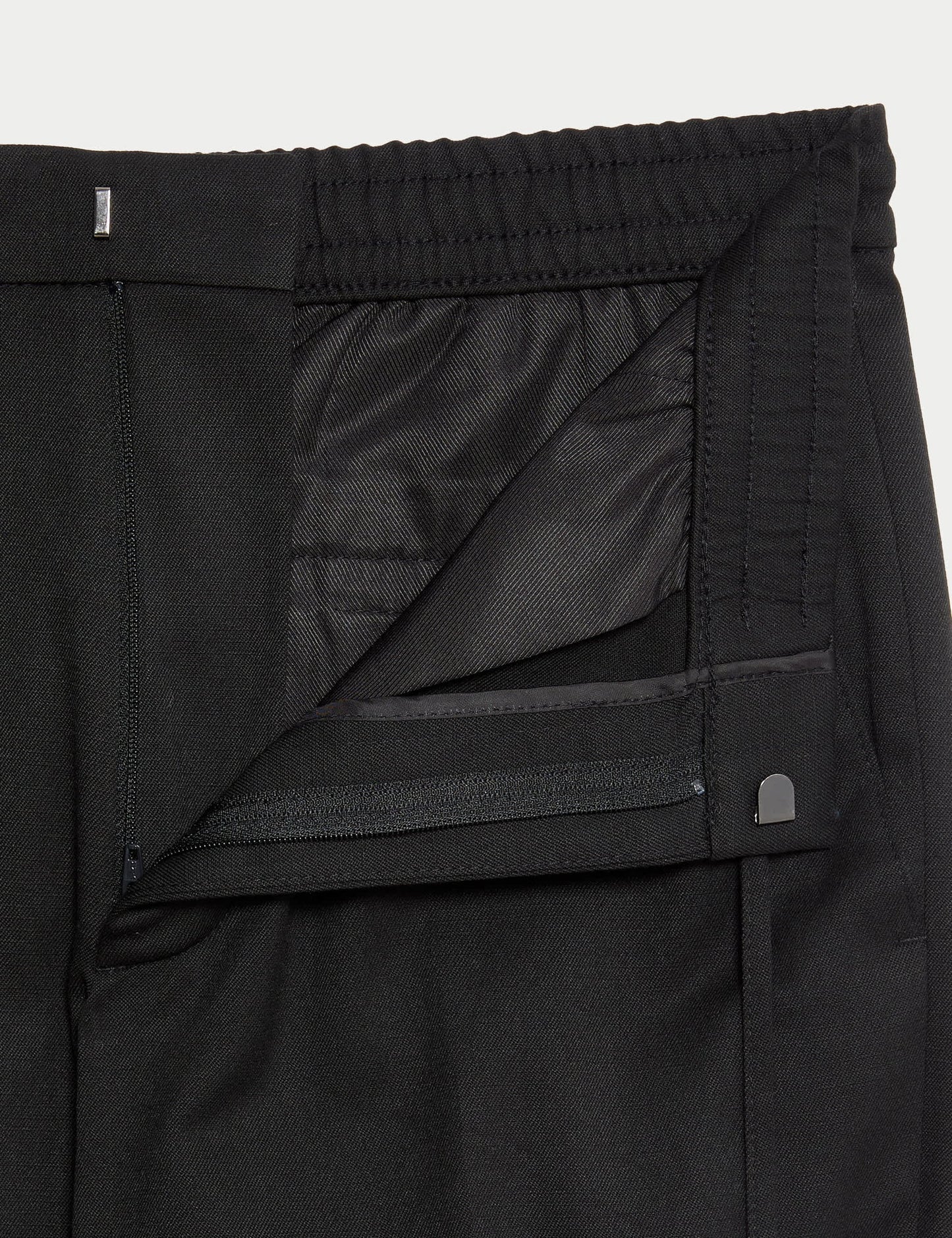 Tapered Fit Lastikli Bel Pantolon