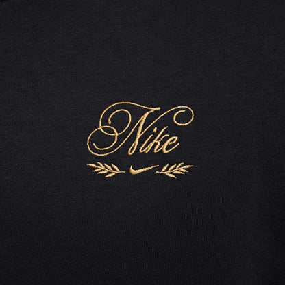 Nike Script Lbr Overhead Erkek Siyah Hoodie