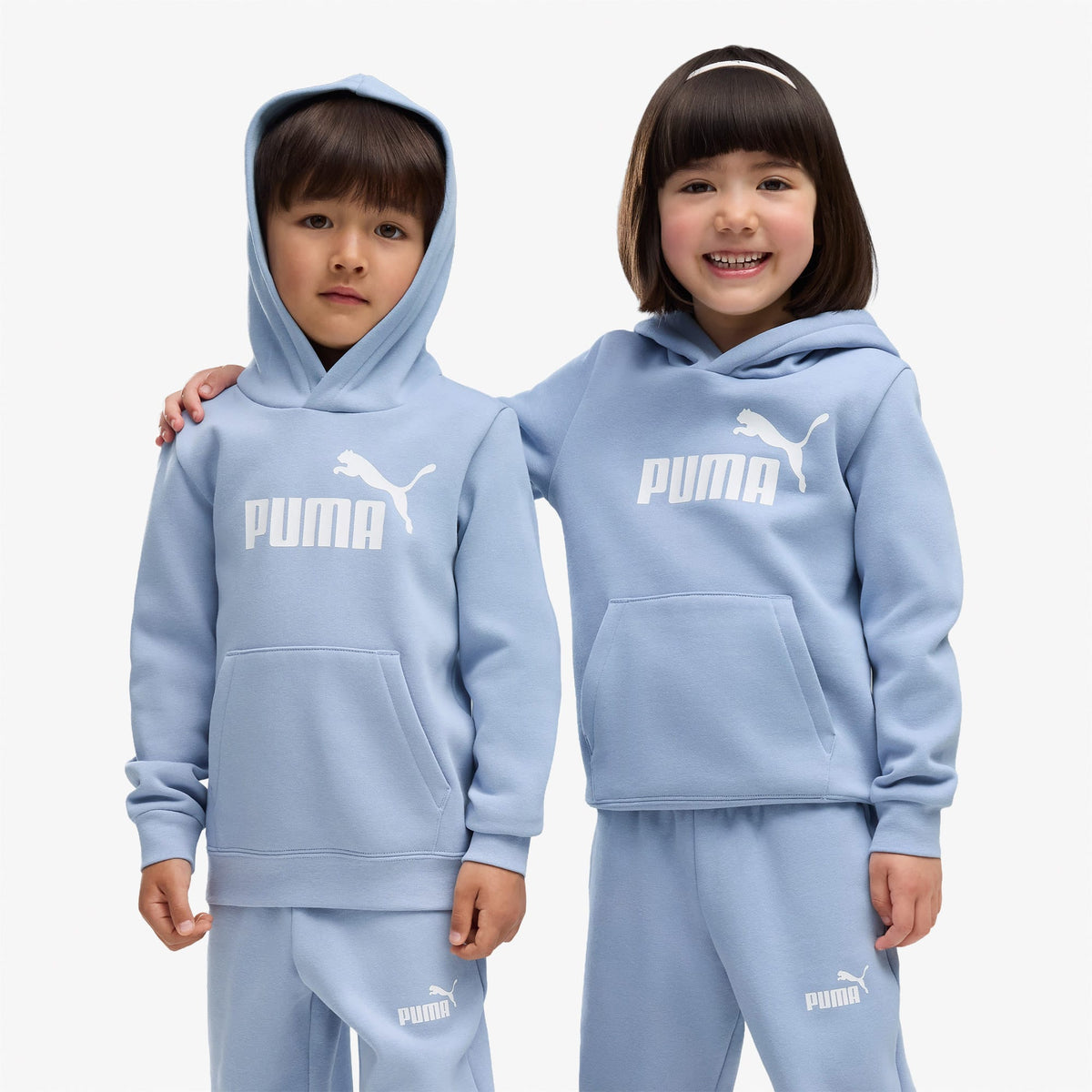 Puma Essential No.1 Logo Çocuk Mavi Eşofman Takımı