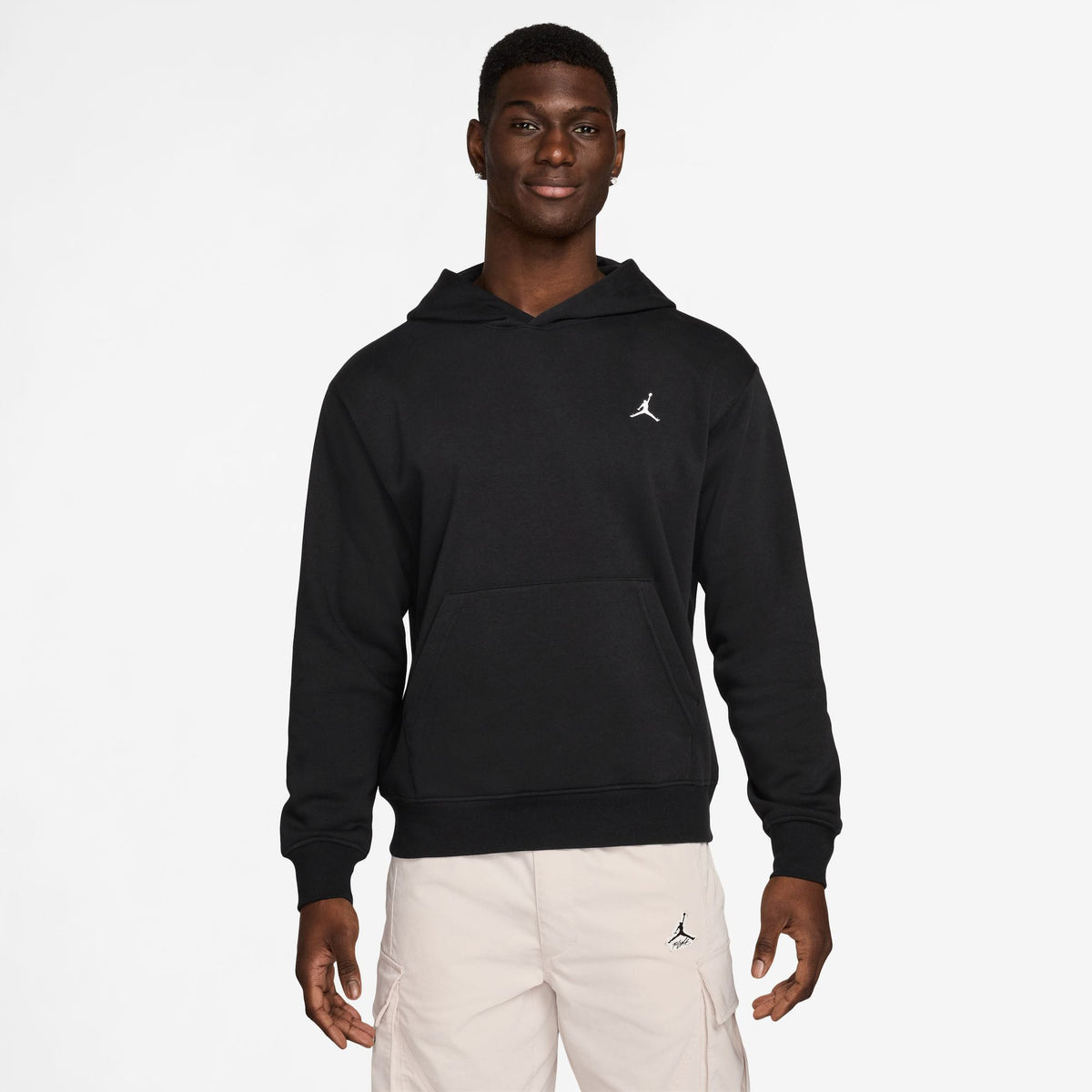 Jordan Brooklyn Fleece Pullover Erkek Siyah Hoodie