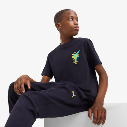Puma Road To Unity Graphic Çocuk Lacivert T-shirt