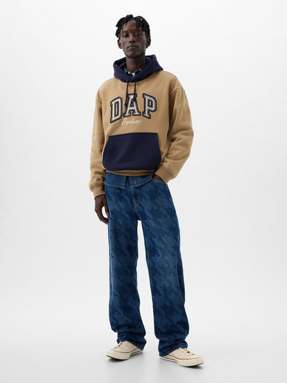 Kahverengi Gap X Dap Logo Colorblock Sweatshirt