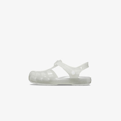 Crocs Isabella Glitter T Bebek Gri Sandalet