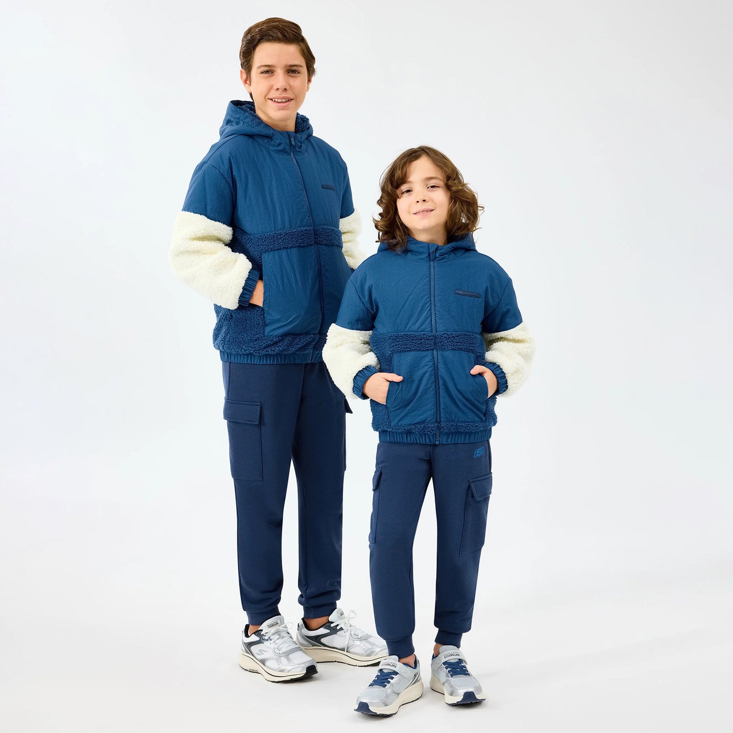 Skechers Sherpa Çocuk Mavi Mont