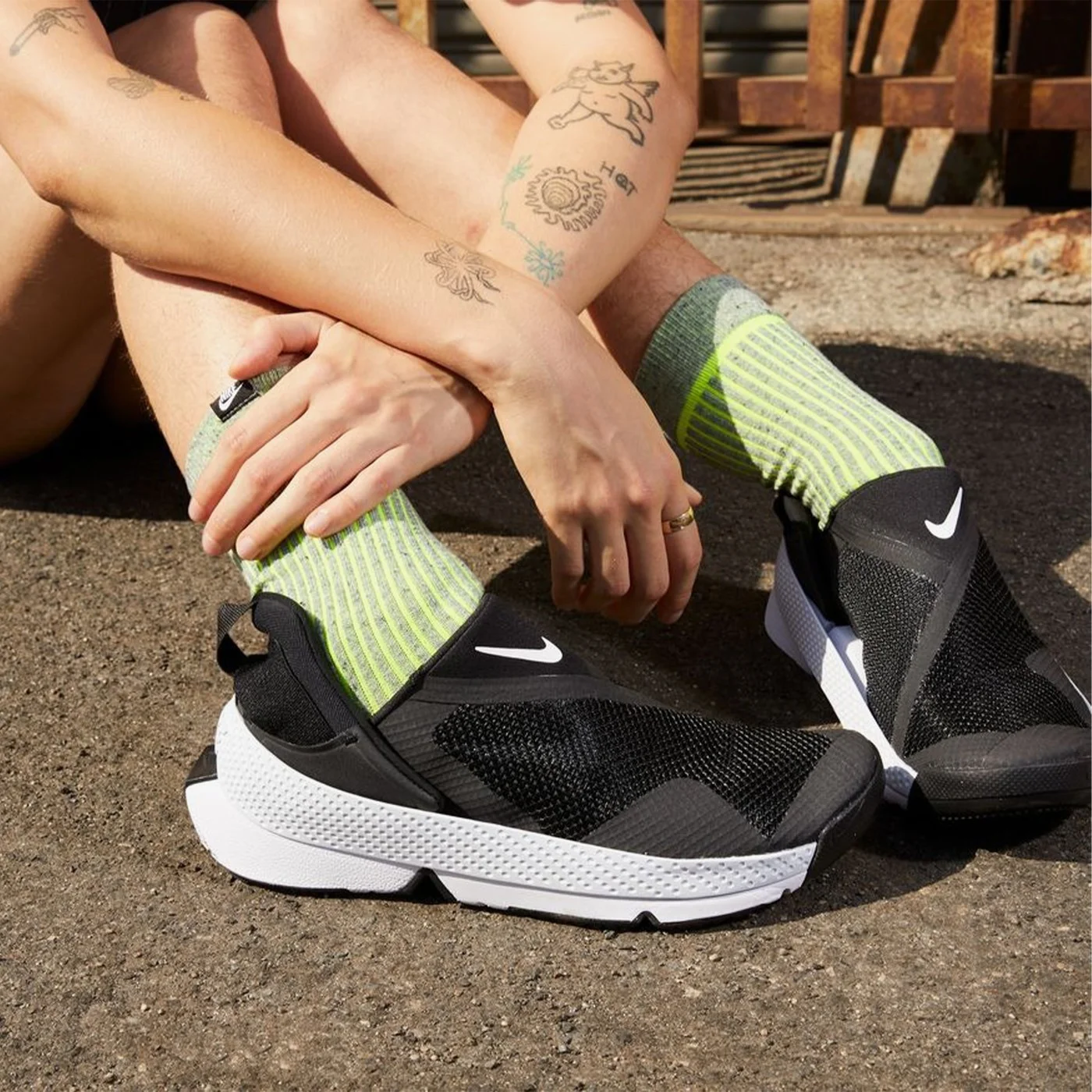 Nike Go Flyease Kadın Siyah Spor Ayakkabı