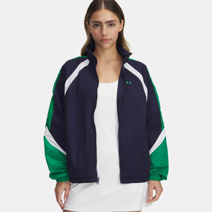 Under Armour Icon Crinkle Track Kadın Lacivert Ceket