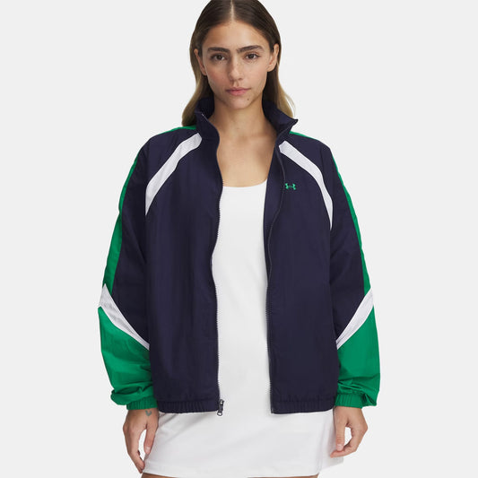 Under Armour Icon Crinkle Track Kadın Lacivert Ceket