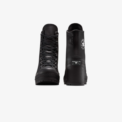 Converse Chuck 70 De Luxe Heel Leather High Top Kadın Siyah Sneaker