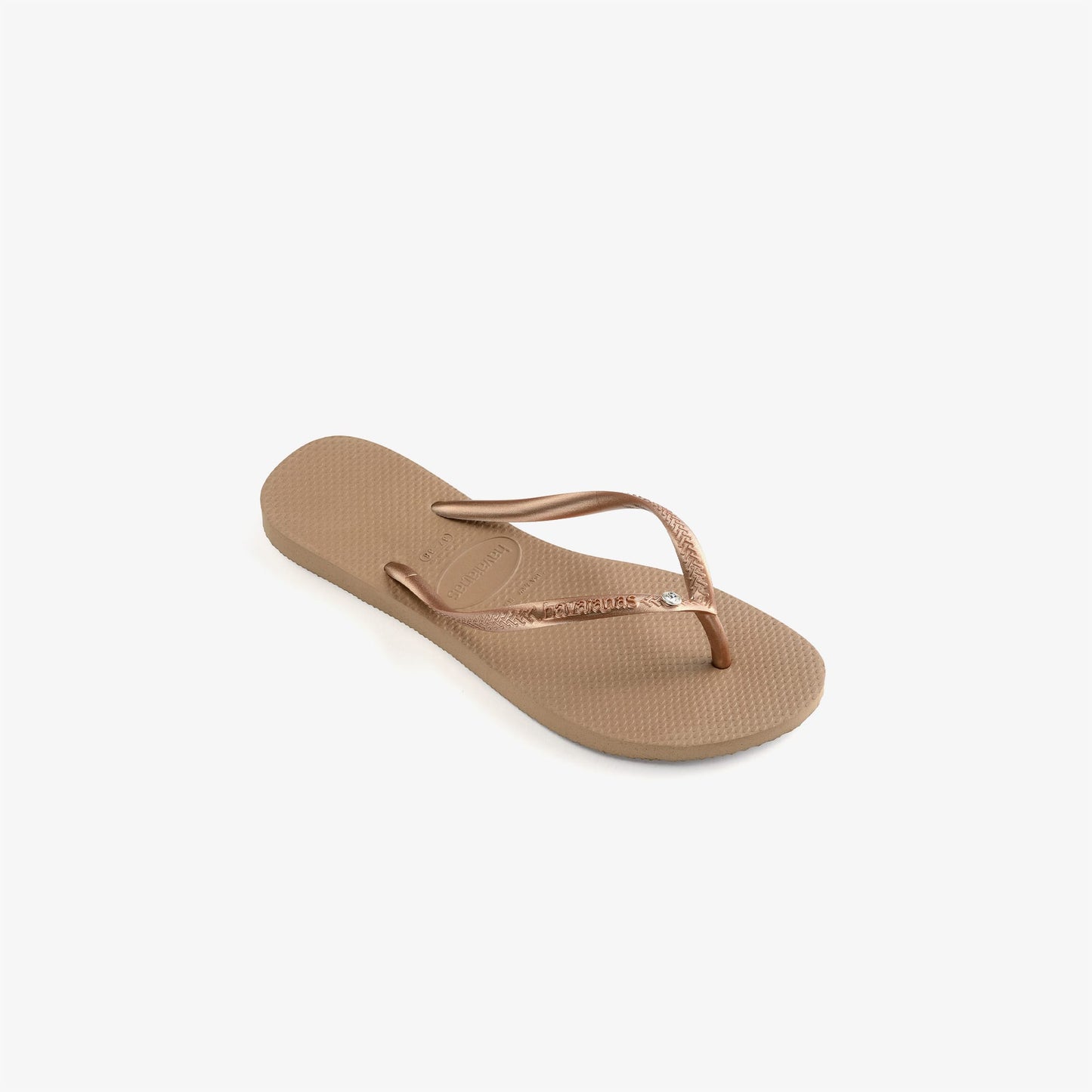 Havaianas Slim Crystal Çocuk Kahverengi Terlik