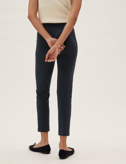 Slim Fit Ankle Grazer Pantolon