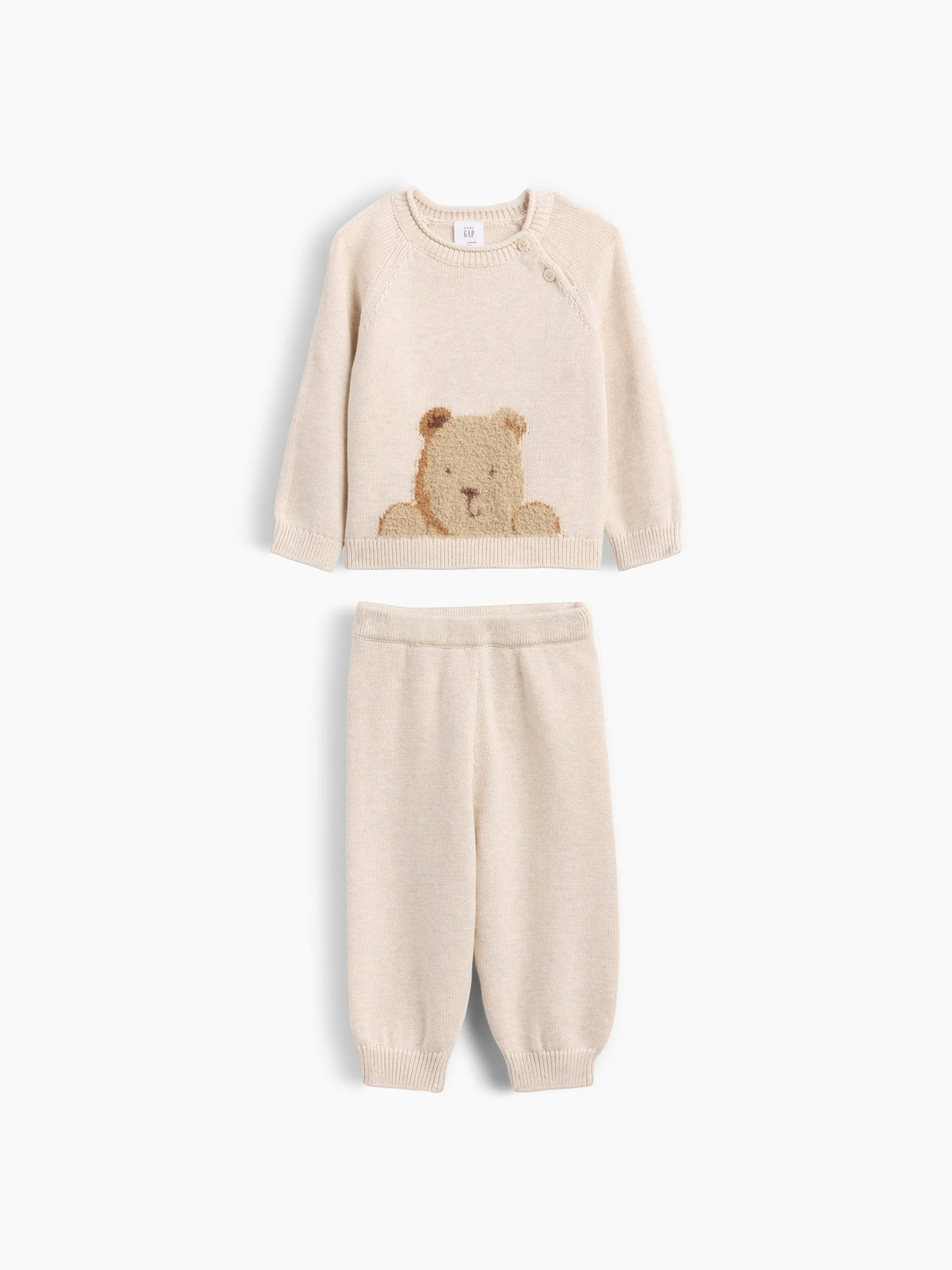 Bej Brannan Bear Triko Outfit Set