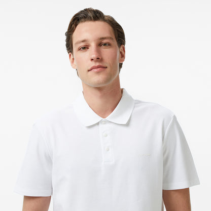 Calvin Klein Tech Interlock Erkek Beyaz Polo