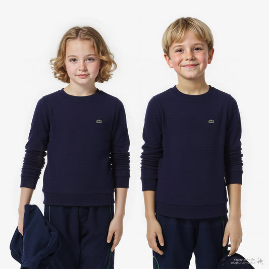 Lacoste Çocuk Lacivert Sweatshirt