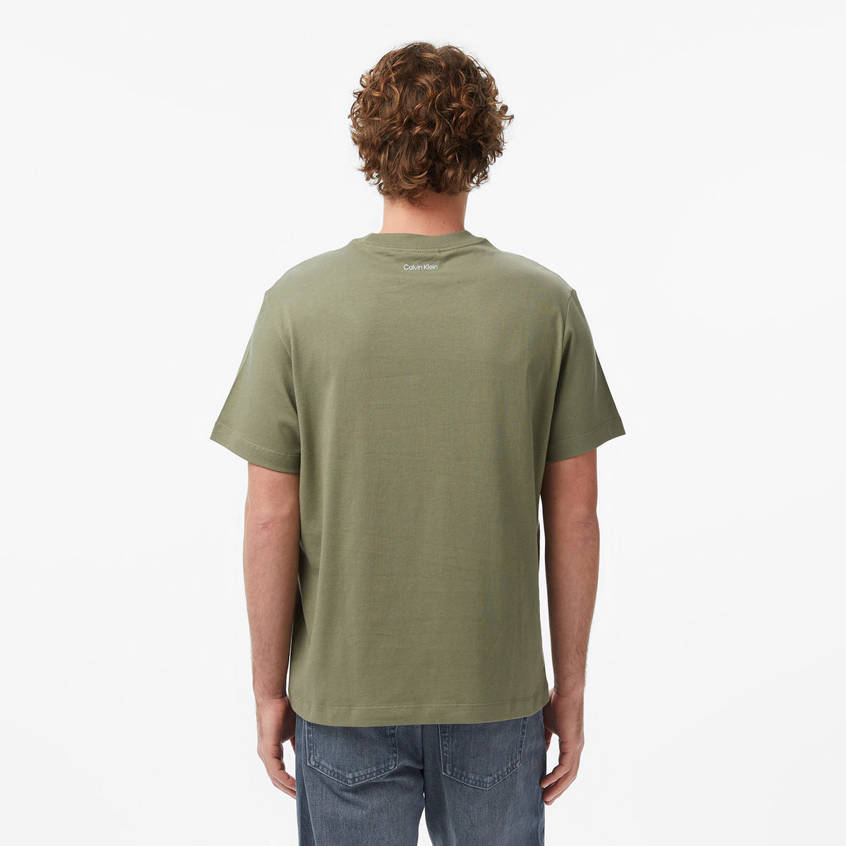 Calvin Klein 20s March Graphic Seasonal Erkek Haki T-shirt