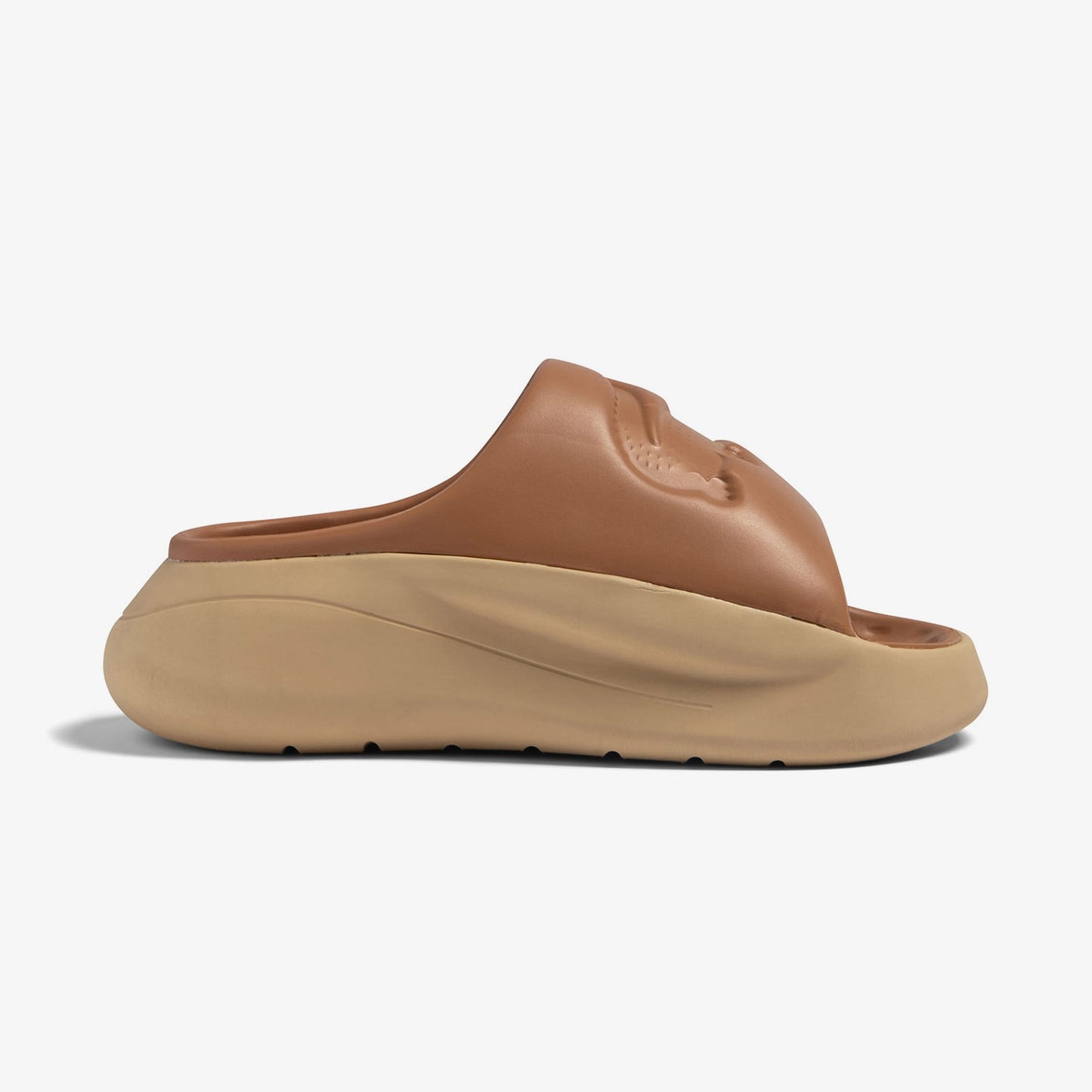 Lacoste Serve Slide 3.0 Kadın Kahverengi Terlik
