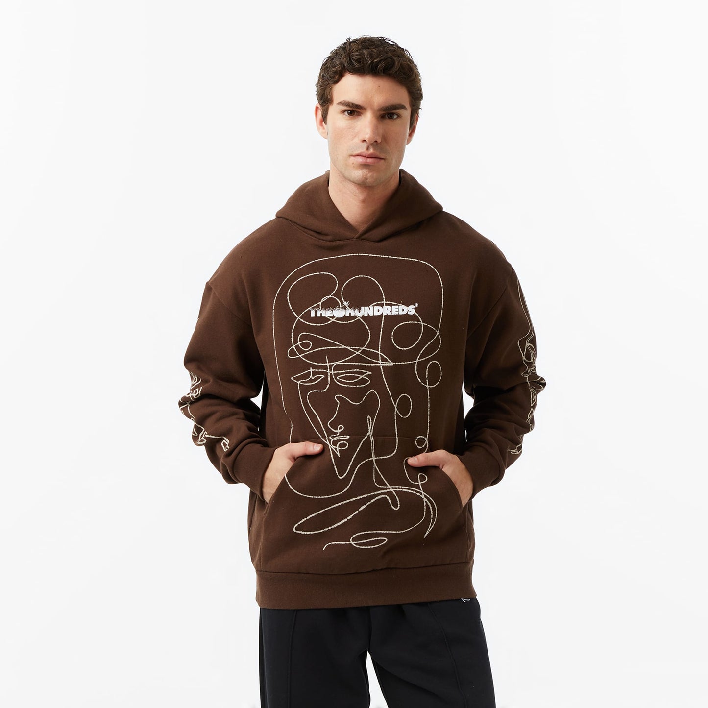 The Hundreds Live In Chaos Erkek Kahverengi Sweatshirt
