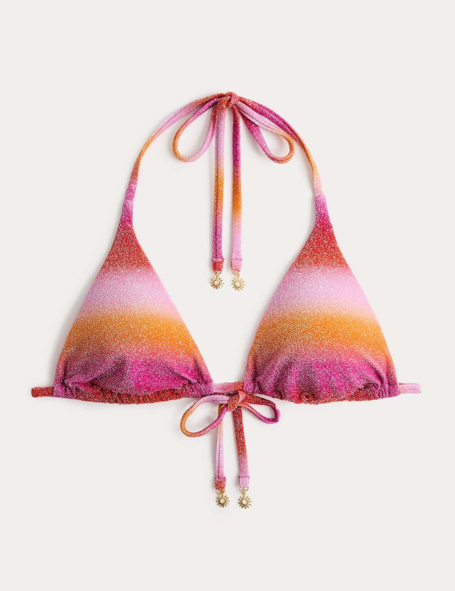 Boyundan Bağlamalı Üçgen Bikini Üstü