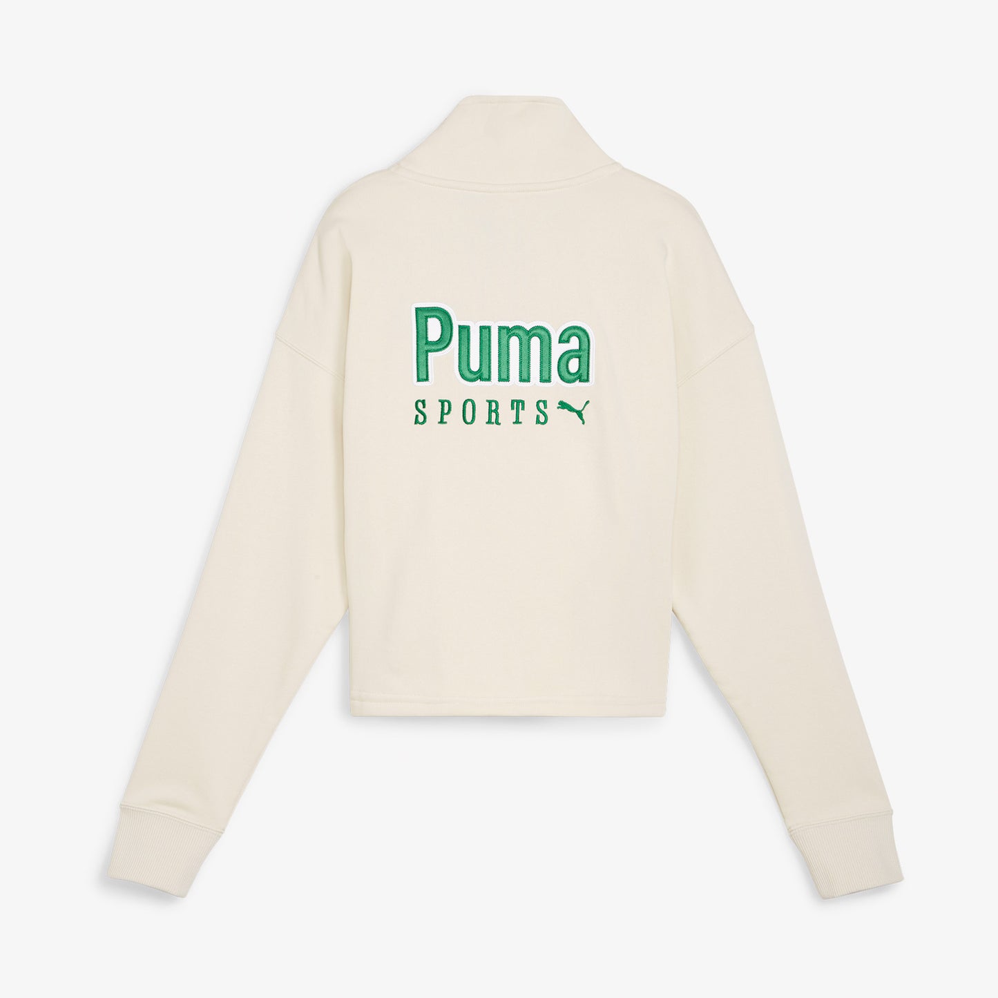 Puma Team Half Zip Crew Kadın Bej Sweatshirt