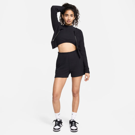 Nike Sportswear Chill Knit Kadın Siyah Şort