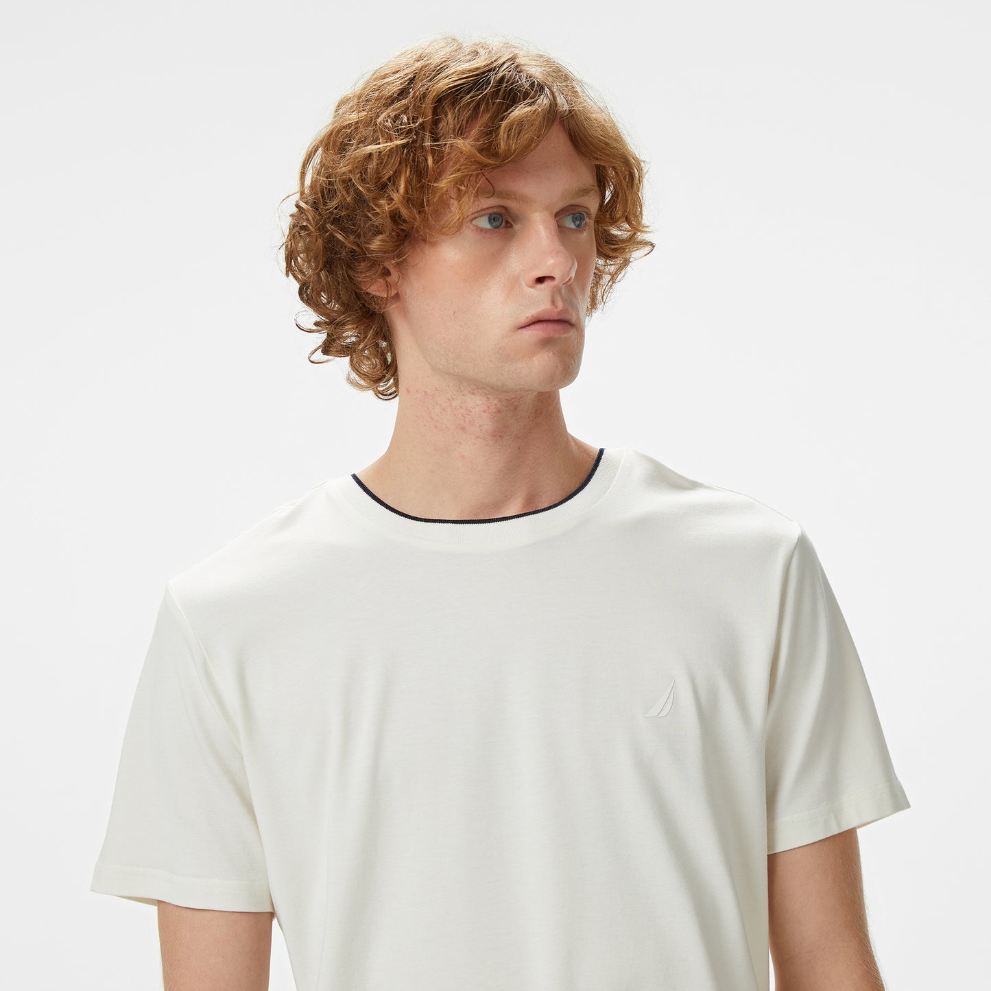 Nautica Erkek Ekru T-shirt