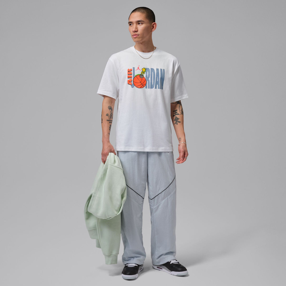 Jordan No Franchise Erkek Beyaz T-shirt